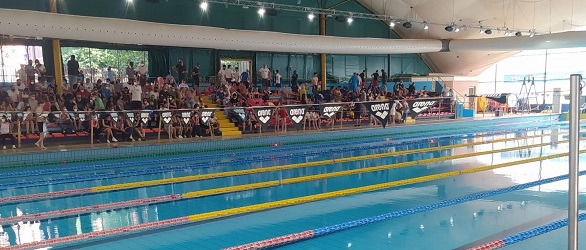 Foto della piscina prima della gara